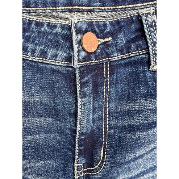 BKE high rise dark distressed skinny jeans size 28x28 - Picture 4 of 5